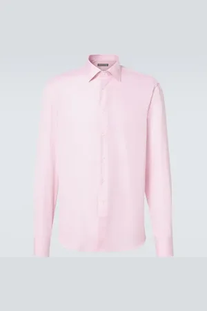 CANALI Cotton poplin shirt