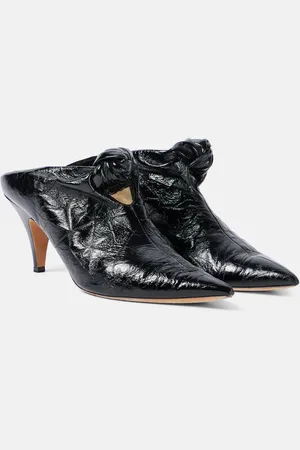 Khaite Rowan leather mules