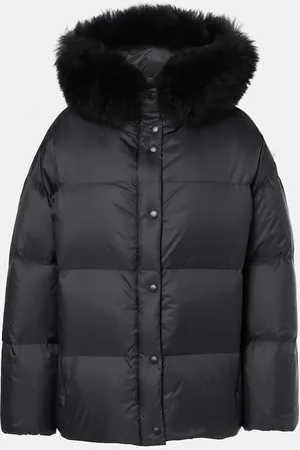 YVES SALOMON Shearling-trimmed down jacket