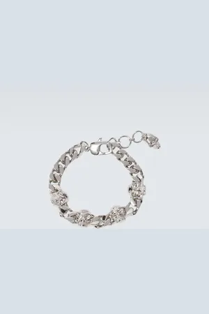 Alexander McQueen Embellished chain bracelet