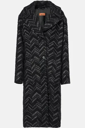 Missoni Zigzag lamÃ© coat