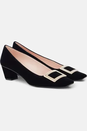 Roger Vivier Belle Vivier 45 suede pumps