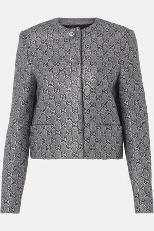 Gucci GG lamÃ© blazer