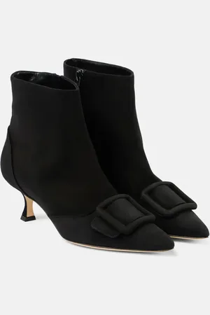 Manolo Blahnik Baylow suede ankle boots