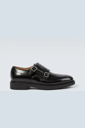 Gianvito Rossi Scott leather monk strap shoes
