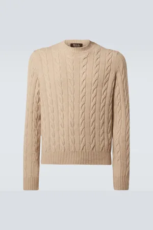 Loro Piana Cable-knit cashmere sweater