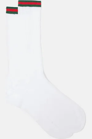 Gucci Web ribbed-knit cotton-blend socks