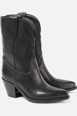 Golden Goose Wish Star leather cowboy boots