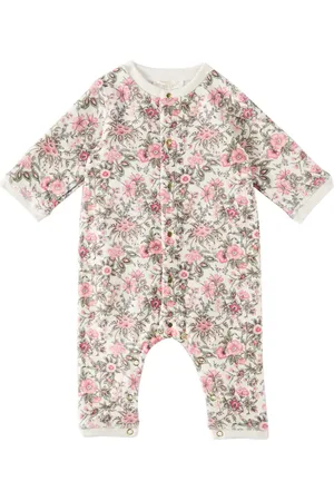 Louise Misha Baby Helene floral cotton onesie