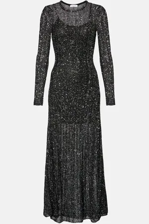 Alaïa AlaÃ¯a Sequined midi dress