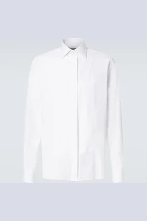 CANALI Cotton poplin shirt