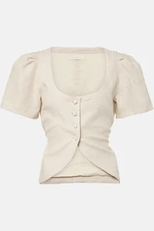 FAITHFULL THE BRAND Emma linen top