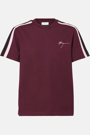 Salvatore Ferragamo Logo cotton jersey T-shirt