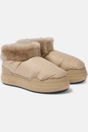Chloé ChloÃ© Polar shearling-lined ankle boots
