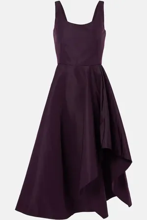Alexander McQueen Asymmetric midi dress