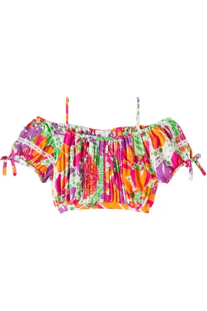 POUPETTE ST BARTH Bonny gathered top