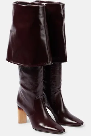 Chloé ChloÃ© Georgia 90 leather knee-high boots
