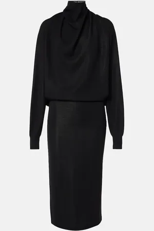 Alaïa AlaÃ¯a Cut Out midi dress