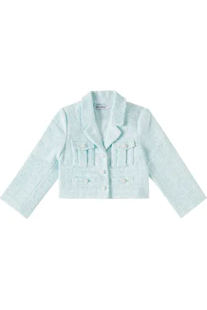 Self-Portrait Embellished tweed jacket