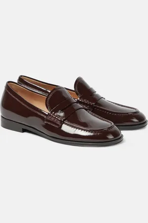 Gianvito Rossi Georgie patent leather loafers