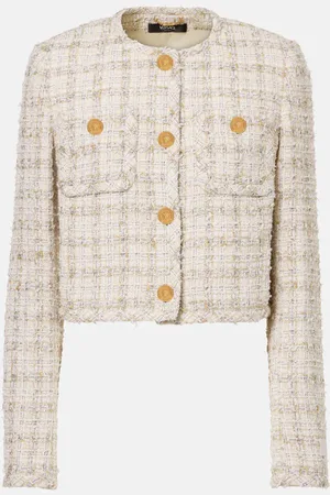 VERSACE Medusa tweed jacket