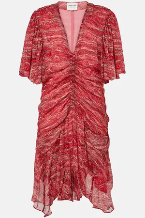 Marant Etoile Vivienne chiffon minidress