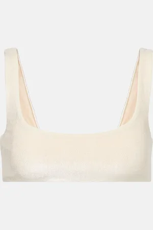 Jade Swim Rounded Edges terry bikini top