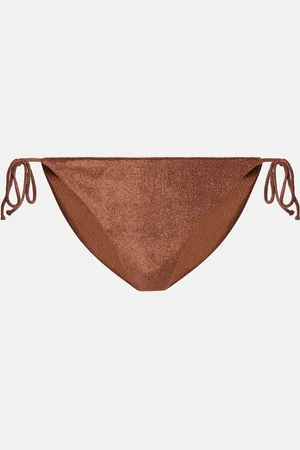 Jade Swim Ties terry bikini bottoms