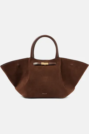 DeMellier New York Midi suede tote bag