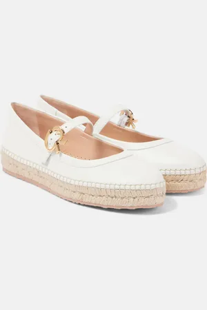 Gianvito Rossi Elda leather Mary Jane flats