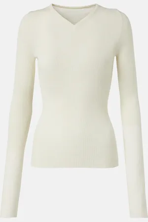 Khaite Tania ribbed-knit wool-blend top