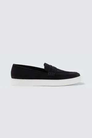 Manolo Blahnik Ellis suede penny loafers