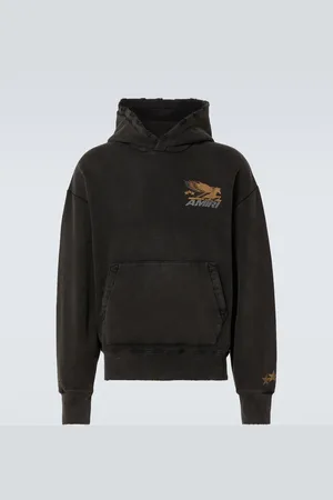 AMIRI Logo cotton jersey hoodie