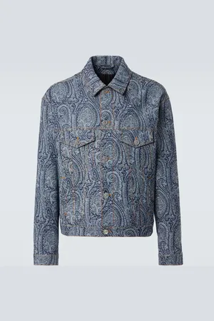 Etro Paisley denim jacket