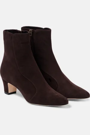 Manolo Blahnik Myconia 50 suede ankle boots