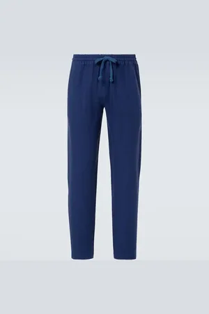 FEDELI Linen straight pants