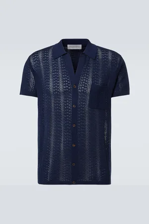 King & Tuckfield Knitted wool shirt