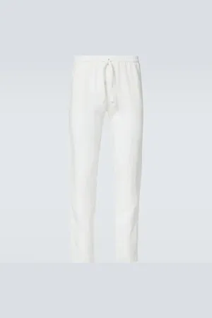 FEDELI Linen straight pants