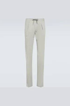 SLOWEAR Cotton-blend slim pants