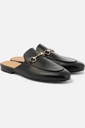 Gucci Princetown Horsebit GG leather mules