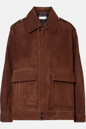 Nour Hammour Drey suede jacket