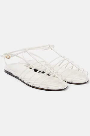 Proenza Schouler Tee Cage leather fisherman sandals