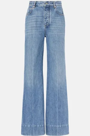 Bottega Veneta High-rise wide-leg jeans