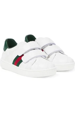 Gucci Web leather sneakers