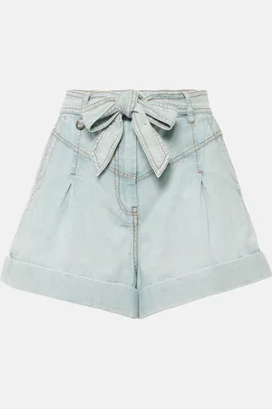 ZIMMERMANN High-rise denim shorts