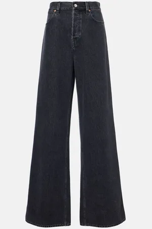 Gucci High-rise wide-leg jeans