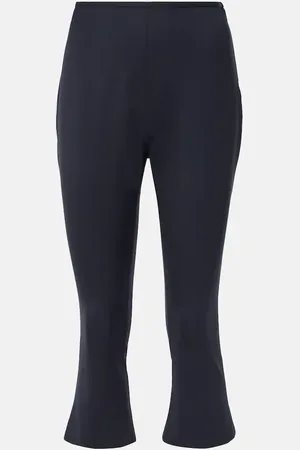 Alessandra Rich Wool-blend capri pants