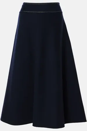 Max Mara Nevada wool midi skirt