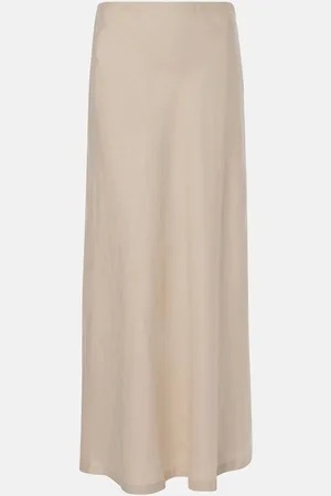 FAITHFULL THE BRAND Antibes low-rise linen maxi skirt