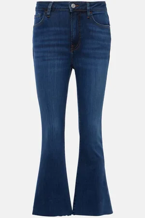 Frame Le Crop Mini Boot mid-rise bootcut jeans